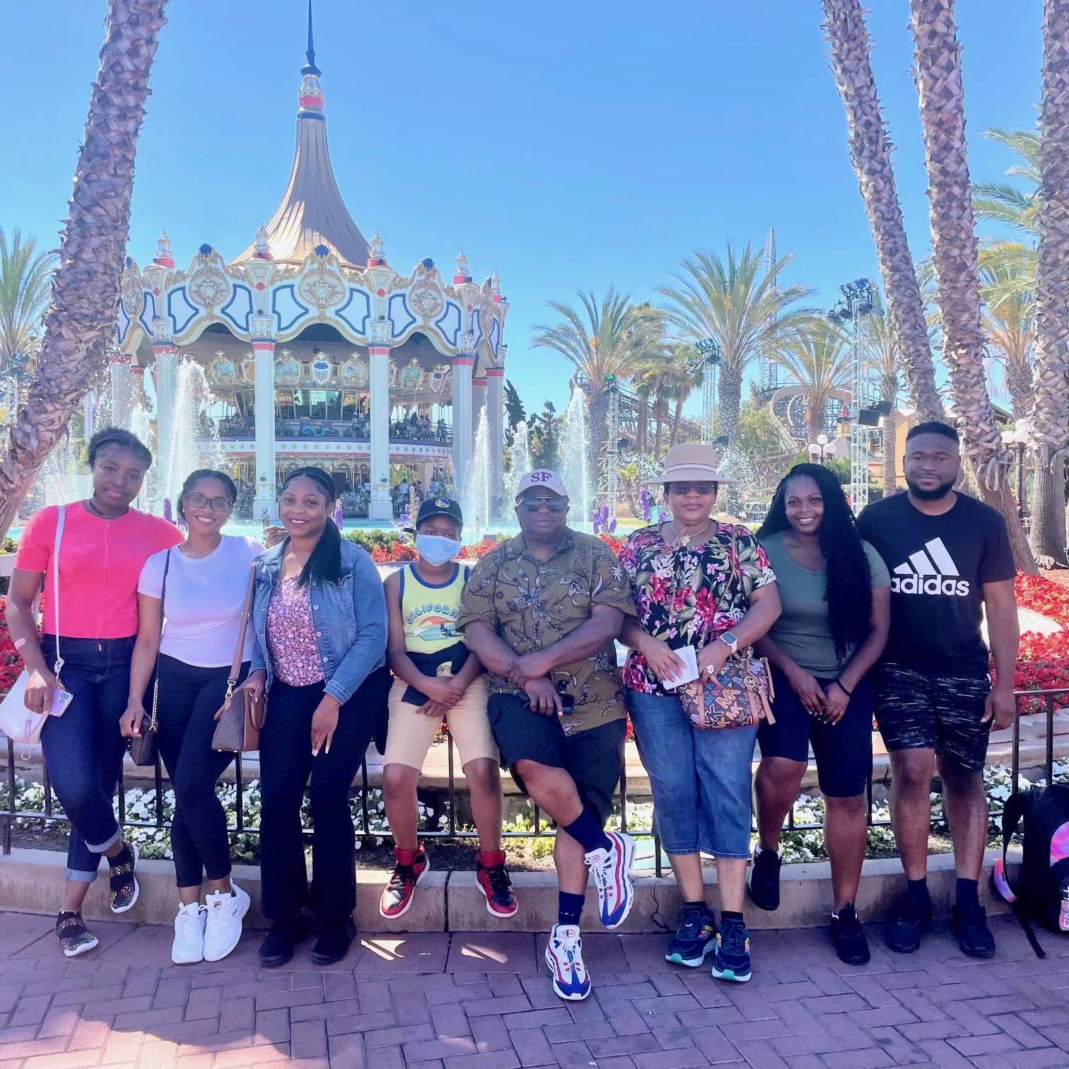 Great America Theme Park with my family 🎢