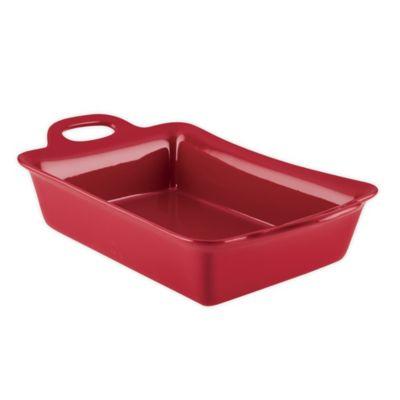 Rachael Ray™ Ceramics 9-Inch x 13-Inch Rectangular Baker in Red