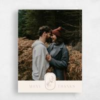 Beige Wedding Thank You - Copan Photo
