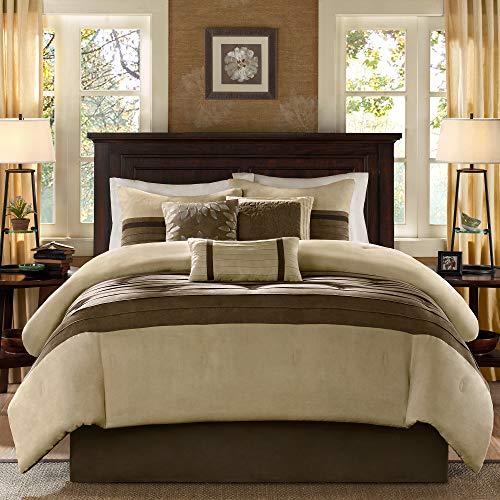 Madison Park MP10-302 Palmer Comforter Set, King, Natural