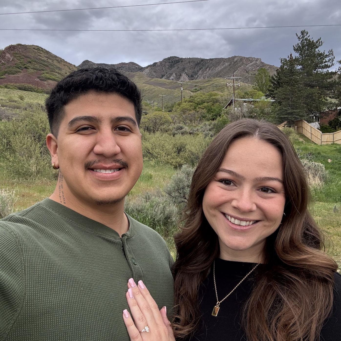 Officially engaged! April 15, 2026
