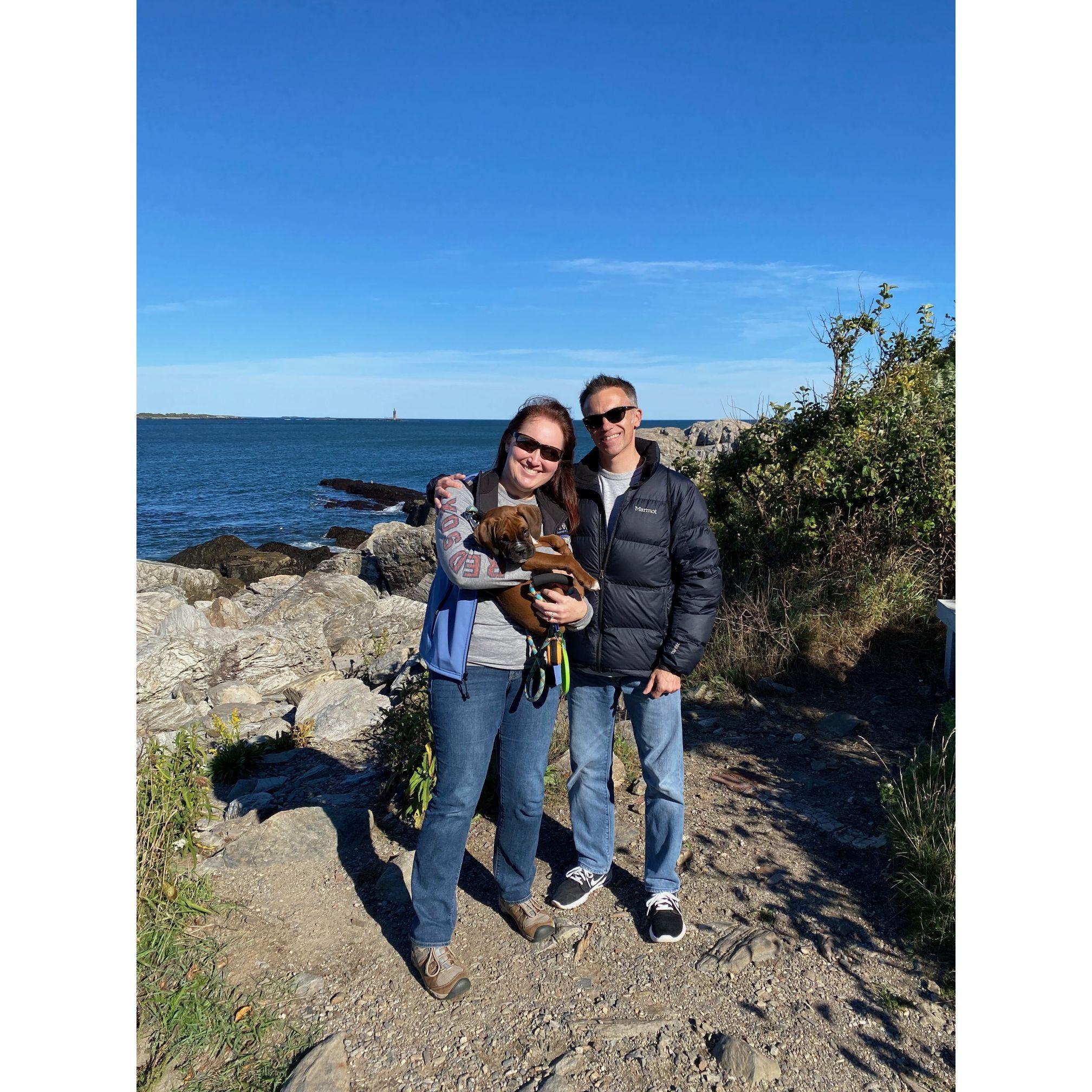 September 24, 2022 - the day we got engaged at Fort Williams in Cape Elizabeth!!