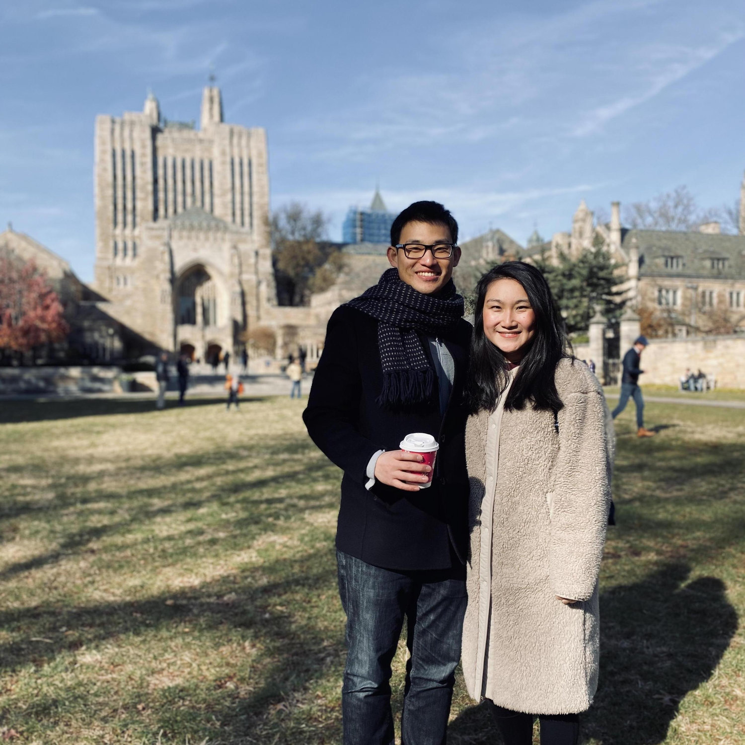 Interviewing at Yale (where we would eventually match)!
- Nov 2019