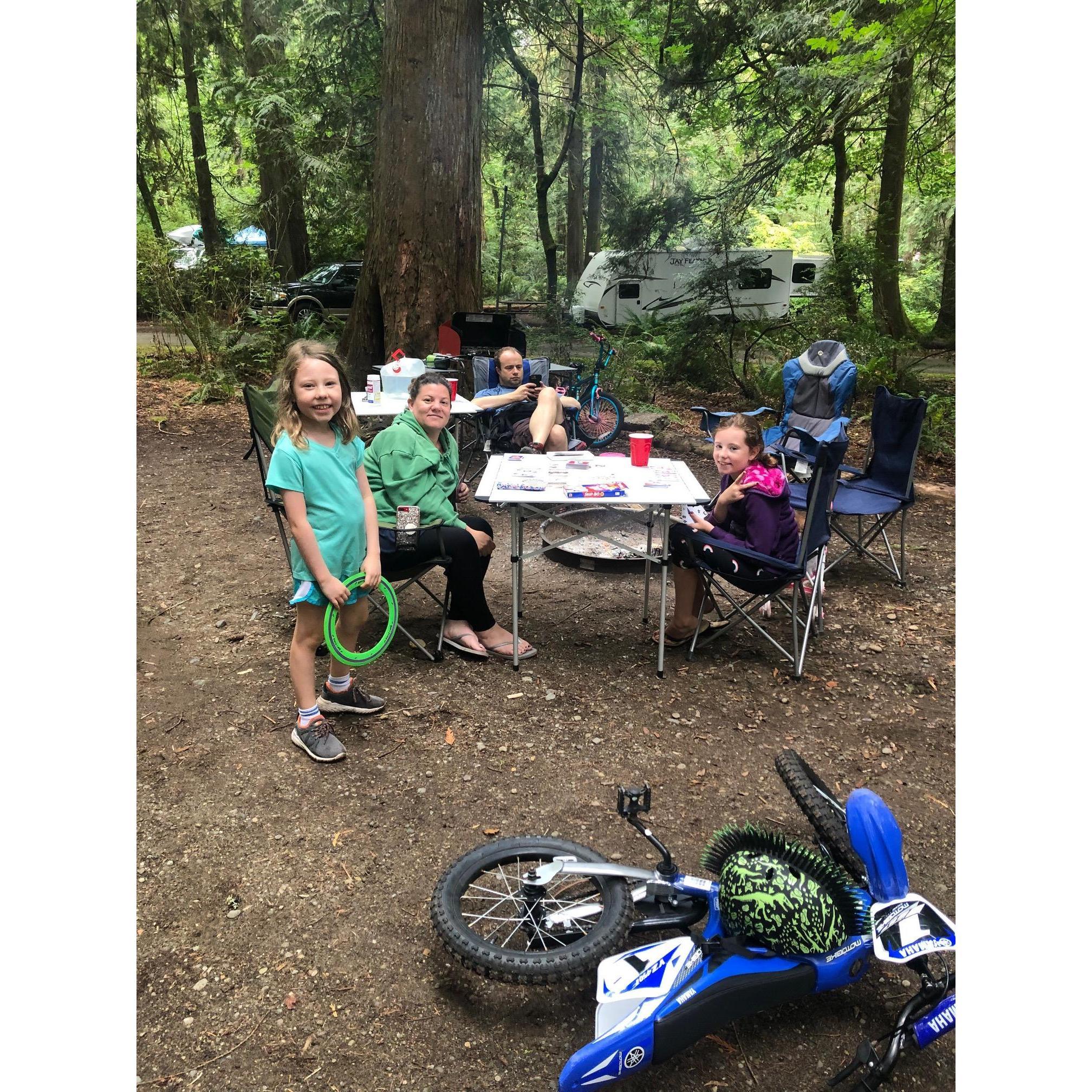 Camping with the Nieces