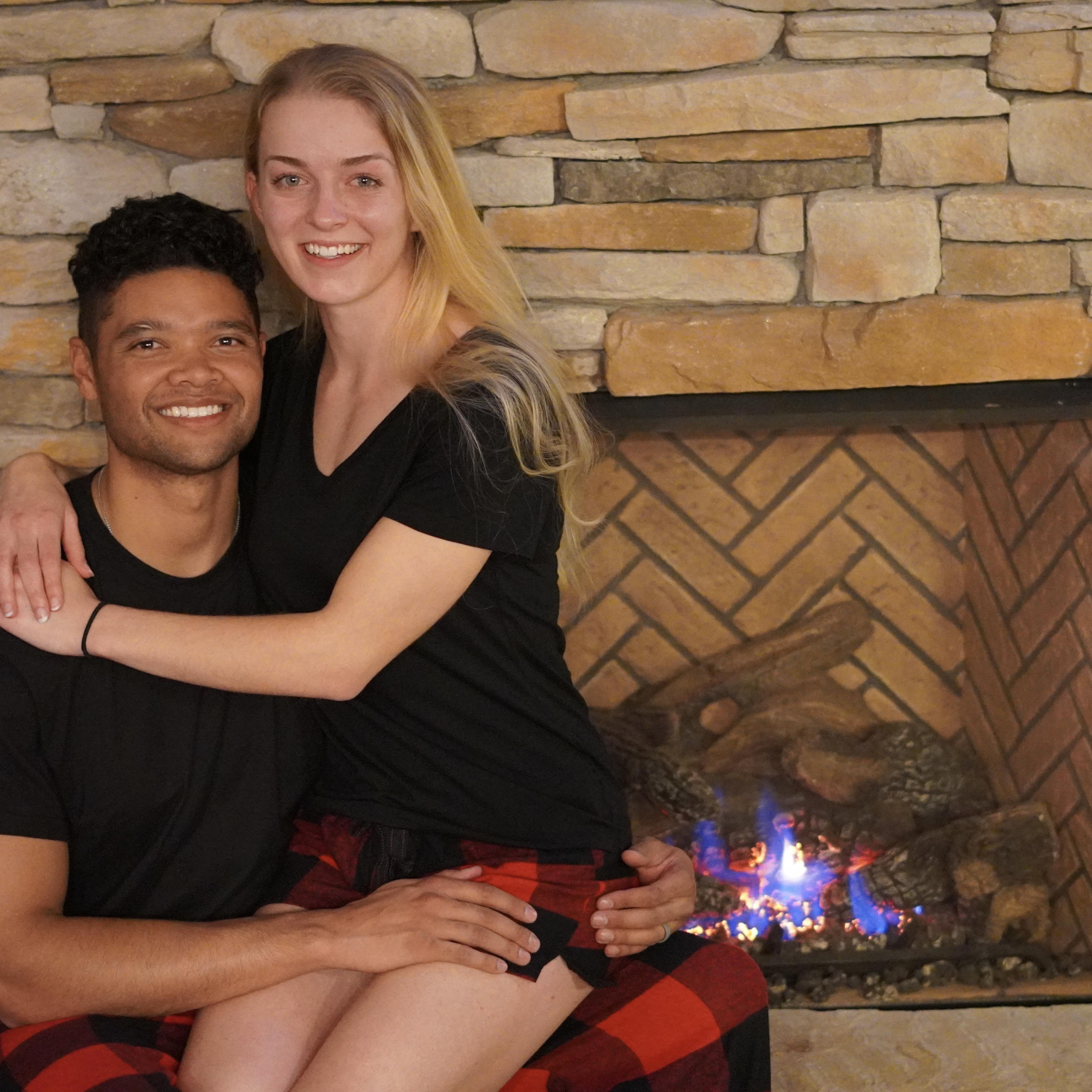 Beautiful fire, beautiful couple, beautiful time!
