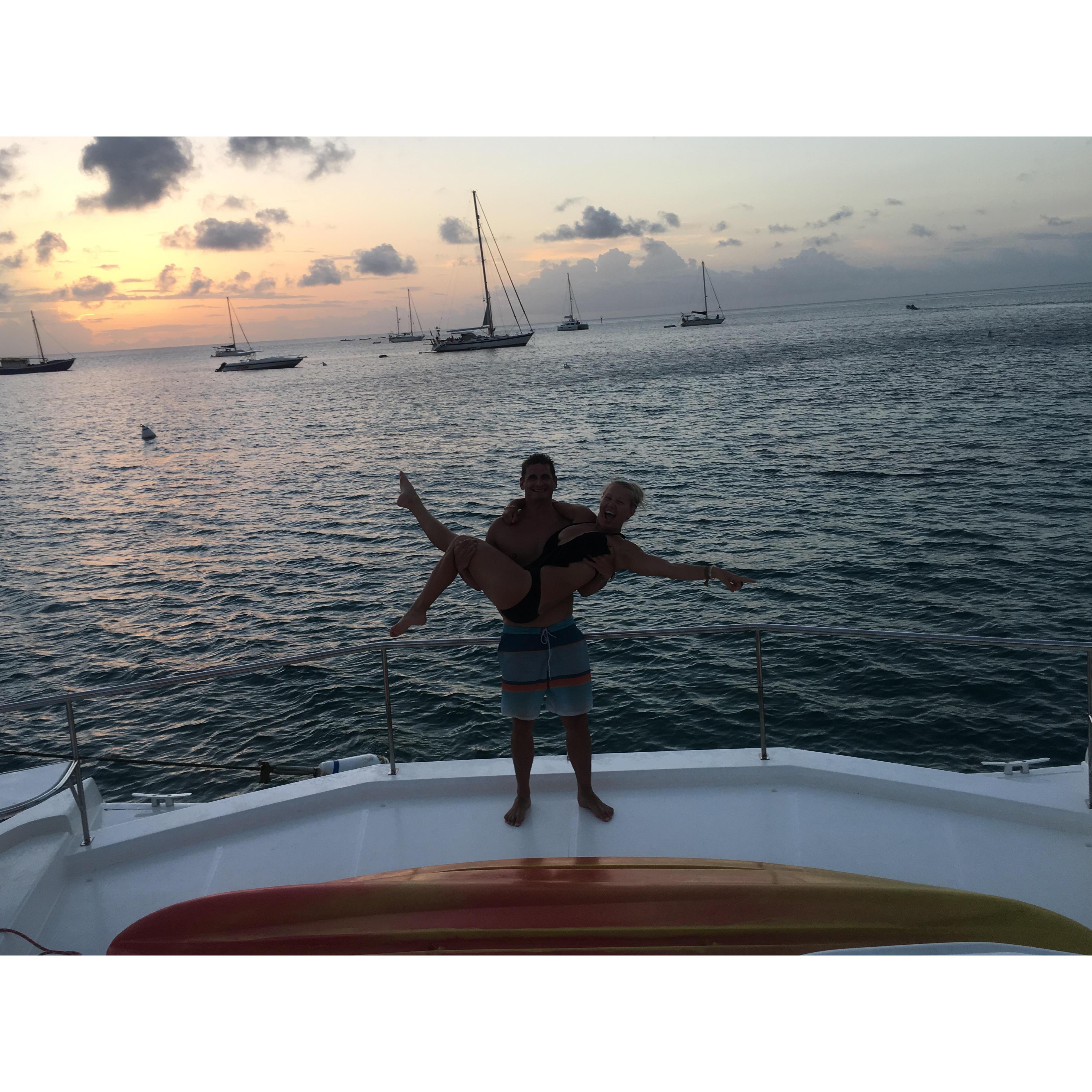 Taken on our Big Cat in the Grenadines