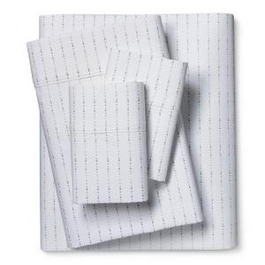 Organic Sheet Set (Full) White Watercolors 300 Thread Count - Threshold™