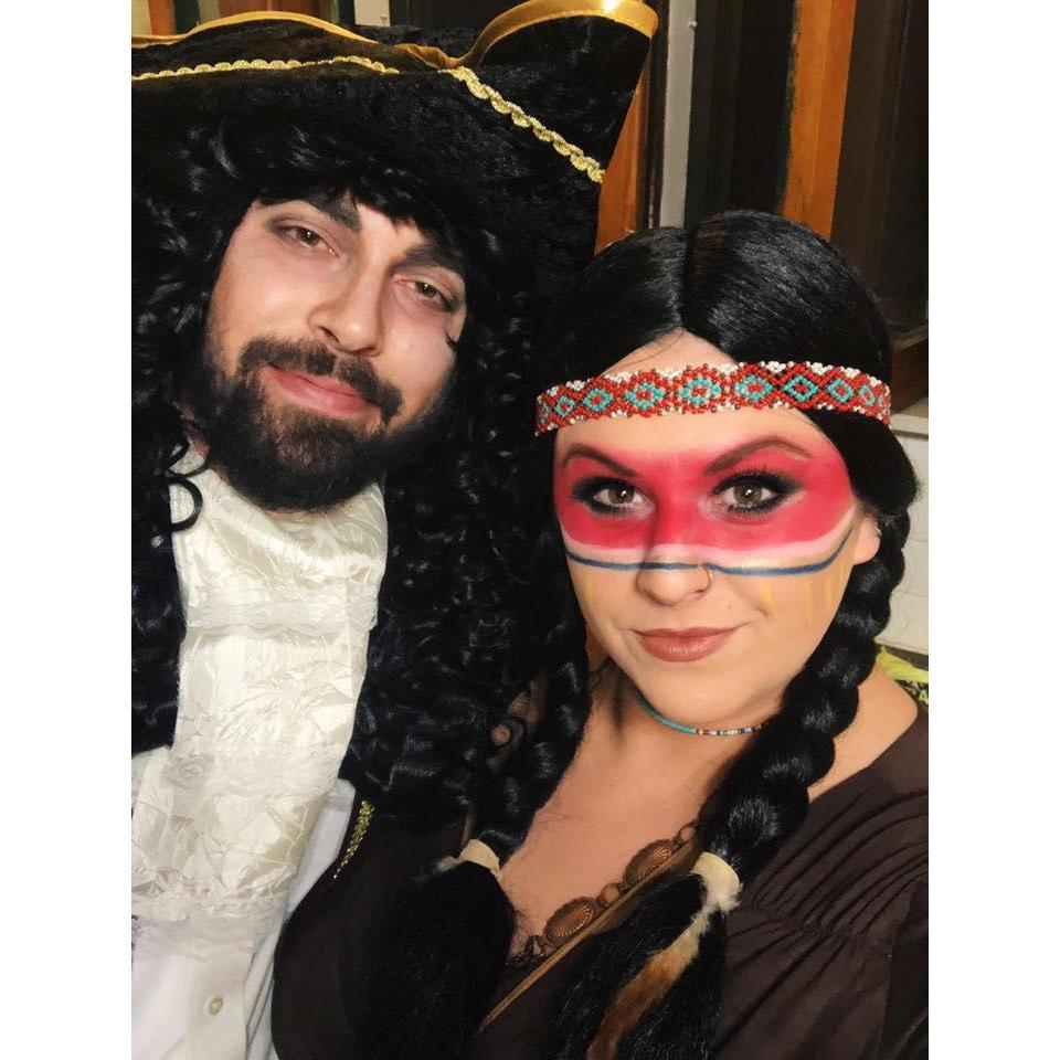 We take Halloween very seriously. Say hello to Captain Hook and Tiger Lilly.