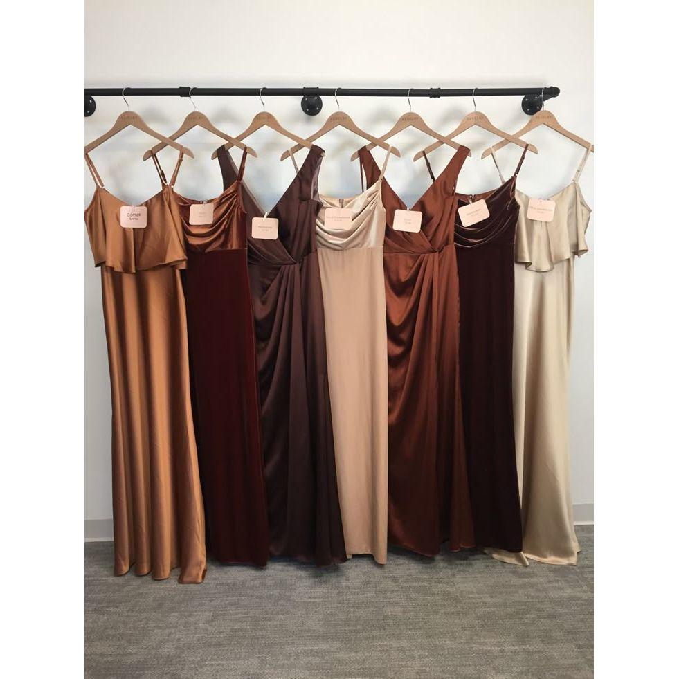 Bridesmaids Inspo, can also include emerald green, olive green, forest green, and sage green