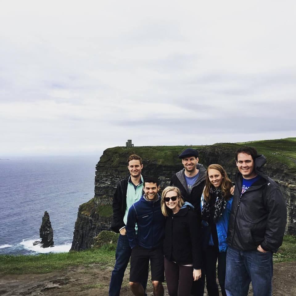 In Ireland with friends
