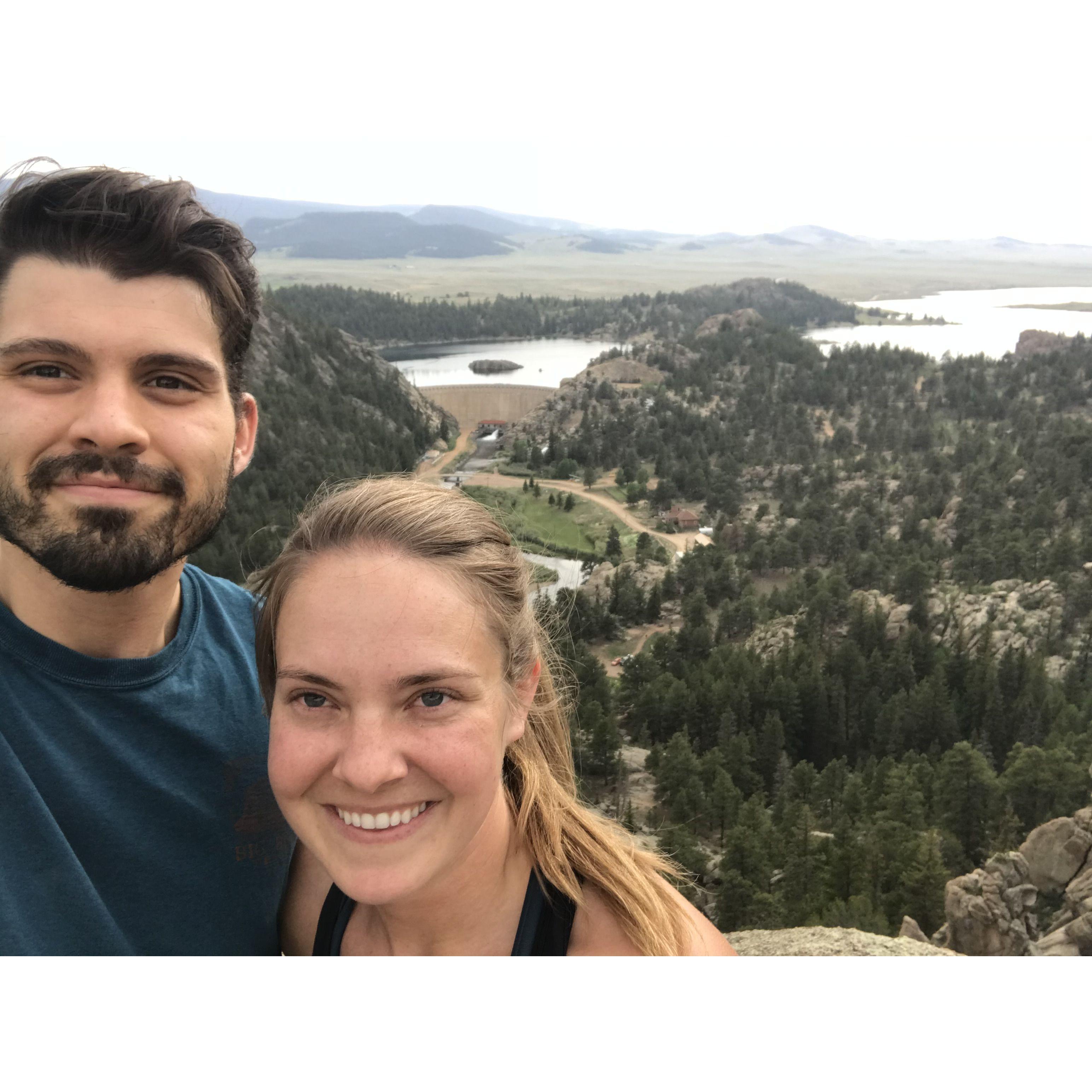 Hike at Eleven mile where Amy almost lead us off a cliff
