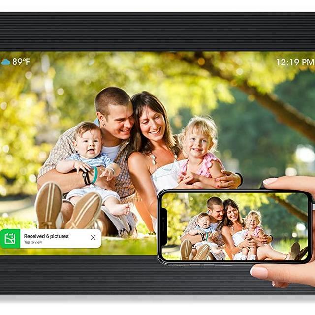 Digital Picture Frame, 10.1 Inch WiFi Digital Photo Frame IPS HD Touch Screen Smart Photo Frame with 16GB Storage, Auto-Rotate, Share Photos from Anywhere - Gift for Friends and Family