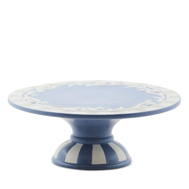MacKenzie-Childs Cameo Small Pedestal Platter