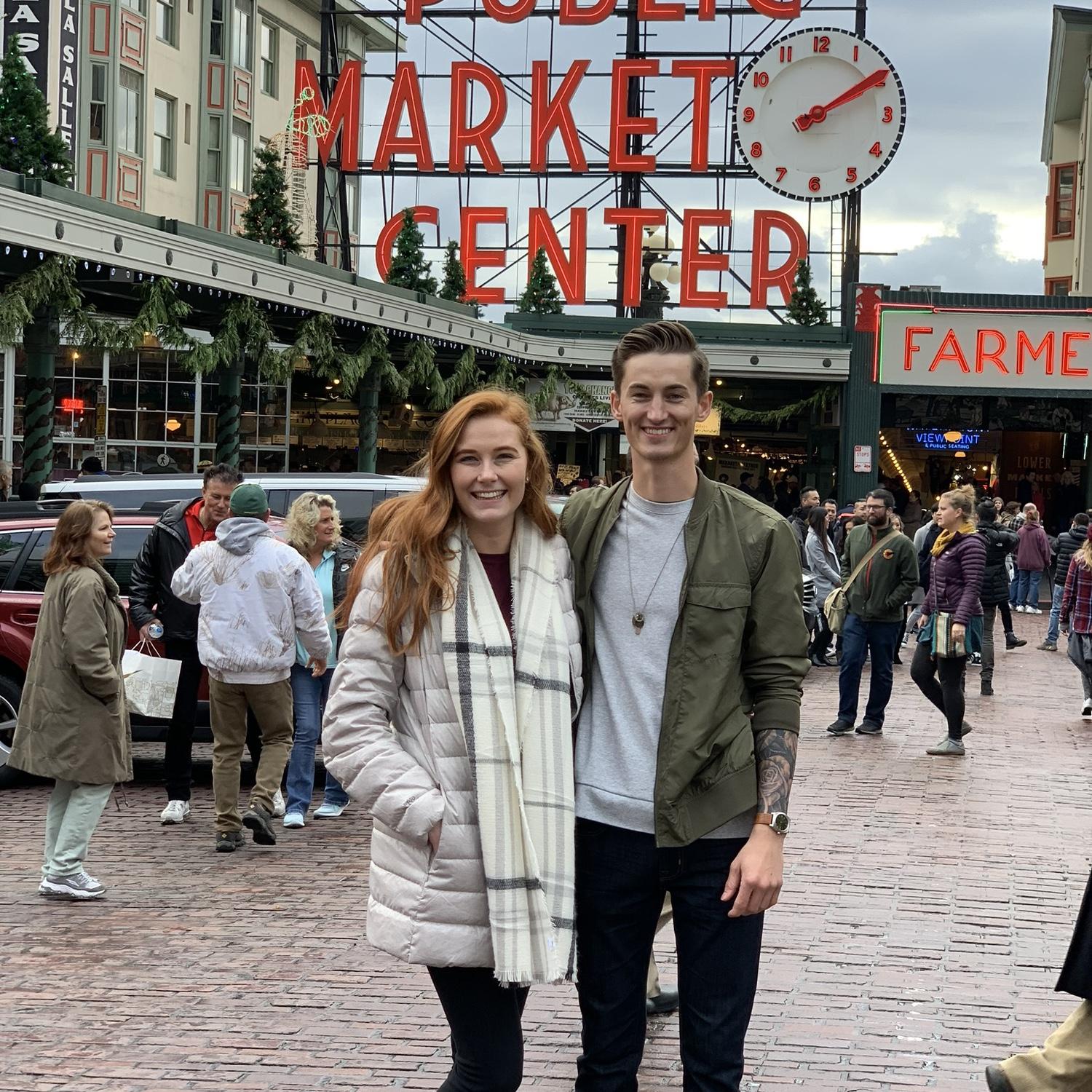 Our first photo together!