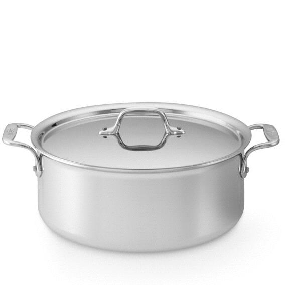 All-Clad® D3 Stainless Steel 6 qt. Covered Stock Pot