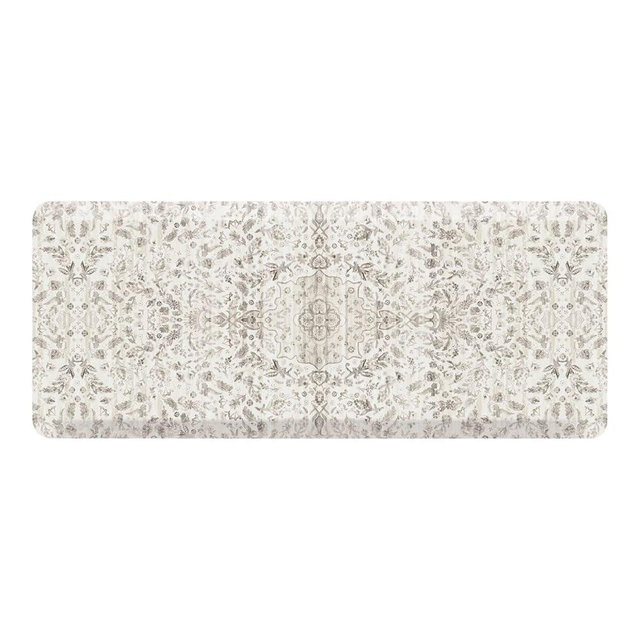 House of Noa Nama Standing Mat – Anti-Fatigue Cushioned Kitchen Mats for Floor | Ergonomic Bounce-Back Foam Kitchen Mats | Anti-Fatigue Mats for Kitchen & Standing | Emile Latte | 22" x 54"
