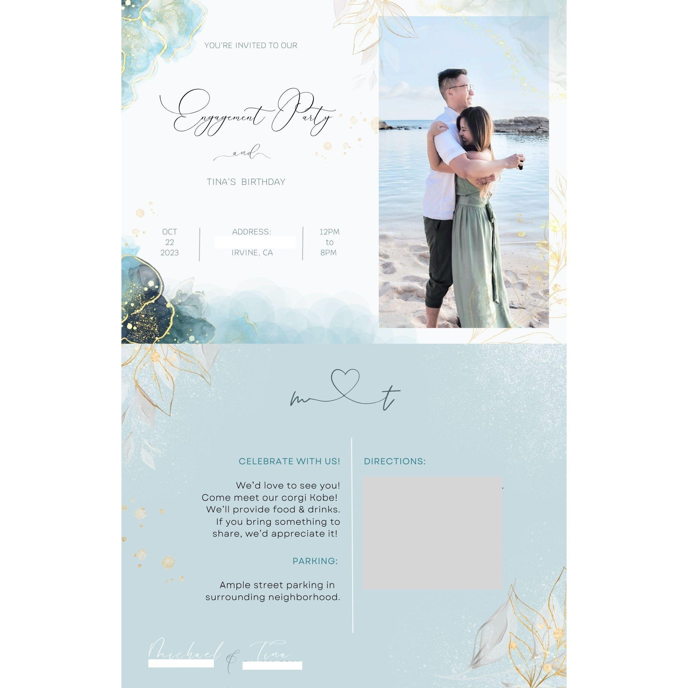 All our stationary was designed from scratch by Tina