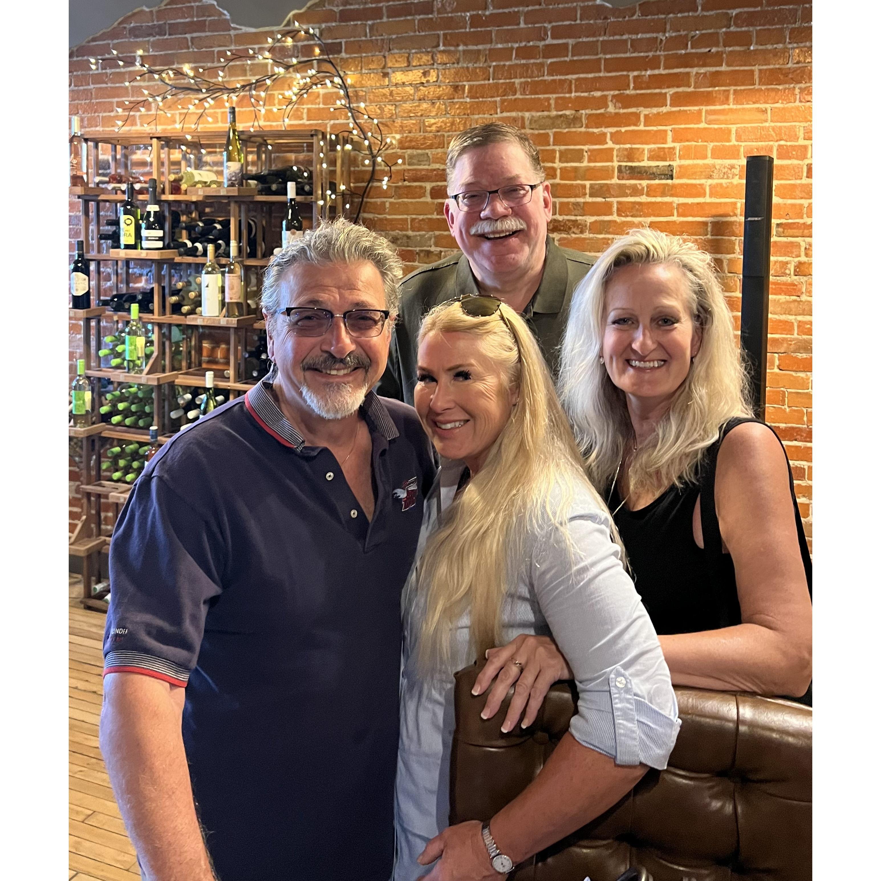 This was our first date.  We were introduced by Vigen and Lynda. Lynda said we would be perfect for each other. Vigen said that Jon had better listen to Lynda!