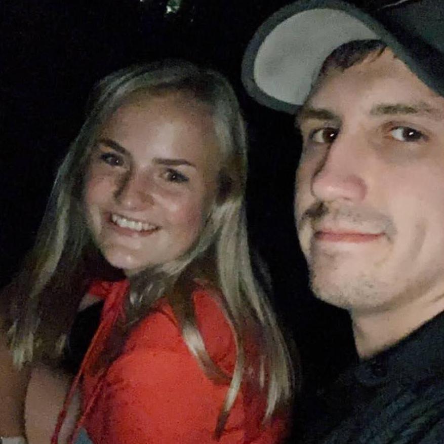 This is our first photo together, taken at the concert before we were officially dating.