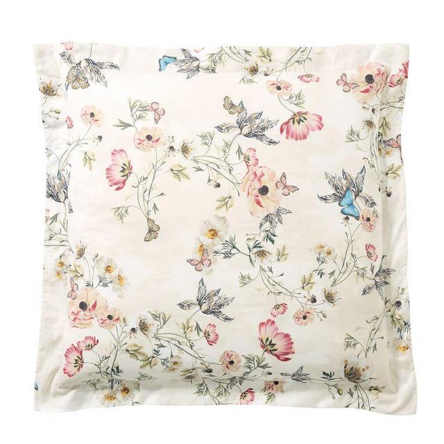 Monique Lhuillier Tuileries Organic Percale Sham, Euro