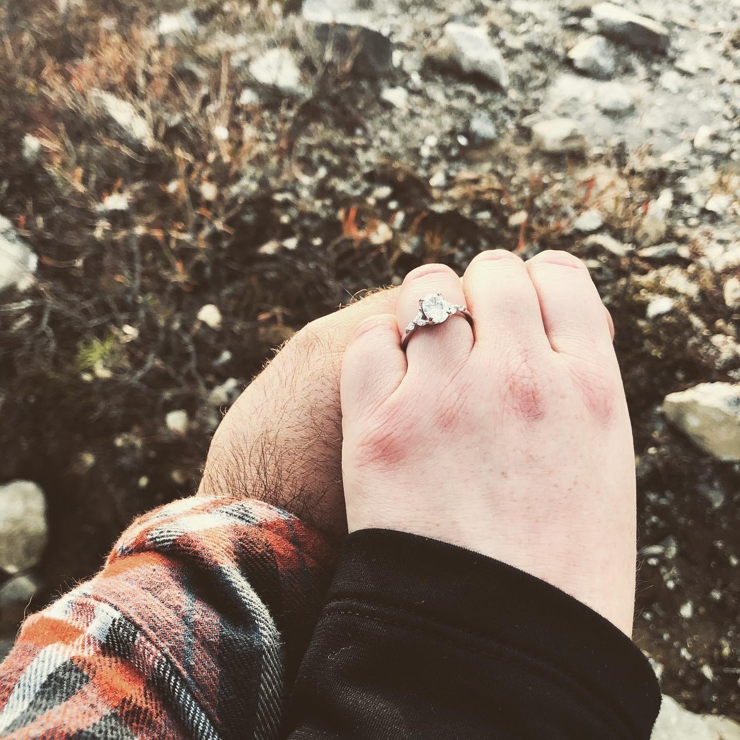 Taken right after our engagement 10.18.20