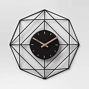 Project 62 Decorative Clock, Black