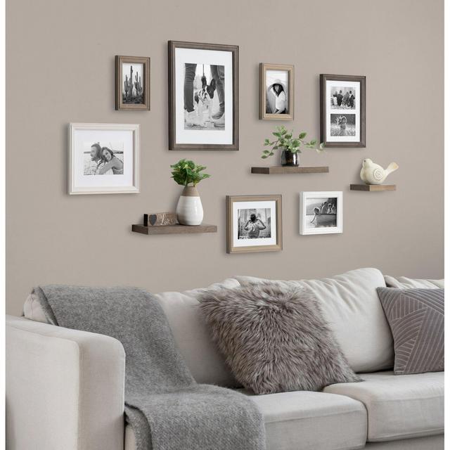 10 Piece Helf Bordeaux Picture Frame Set