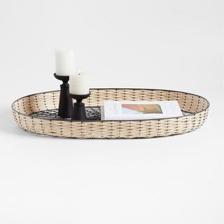Toma Oval Decorative Tray
