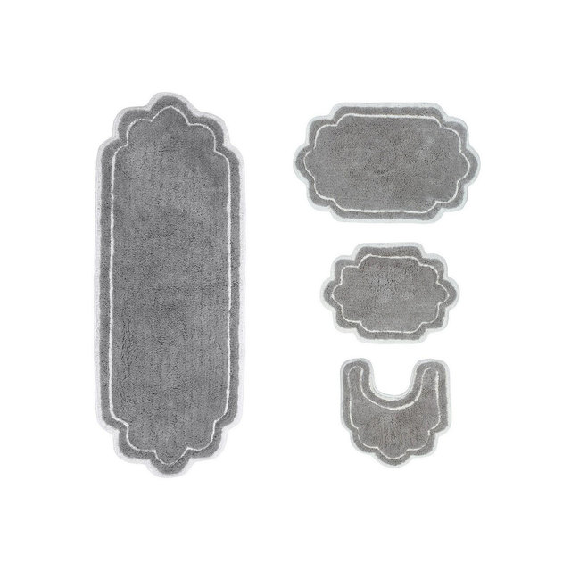 Home Weavers Allure Bathroom 4-Pc. Bath Rug Set