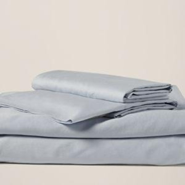 Sheet Set Washed Blue King | Pact