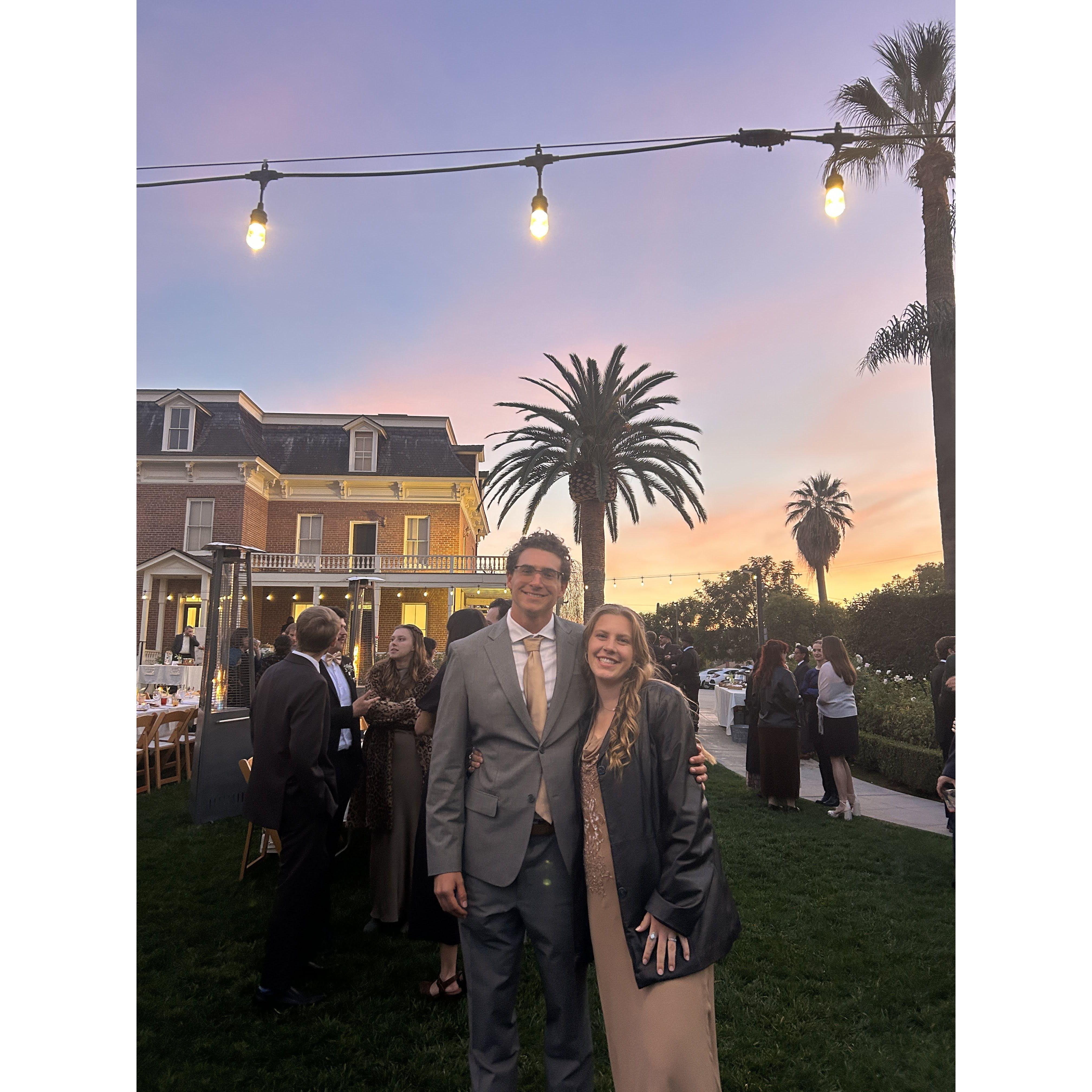 at Chloe's best friend's wedding!