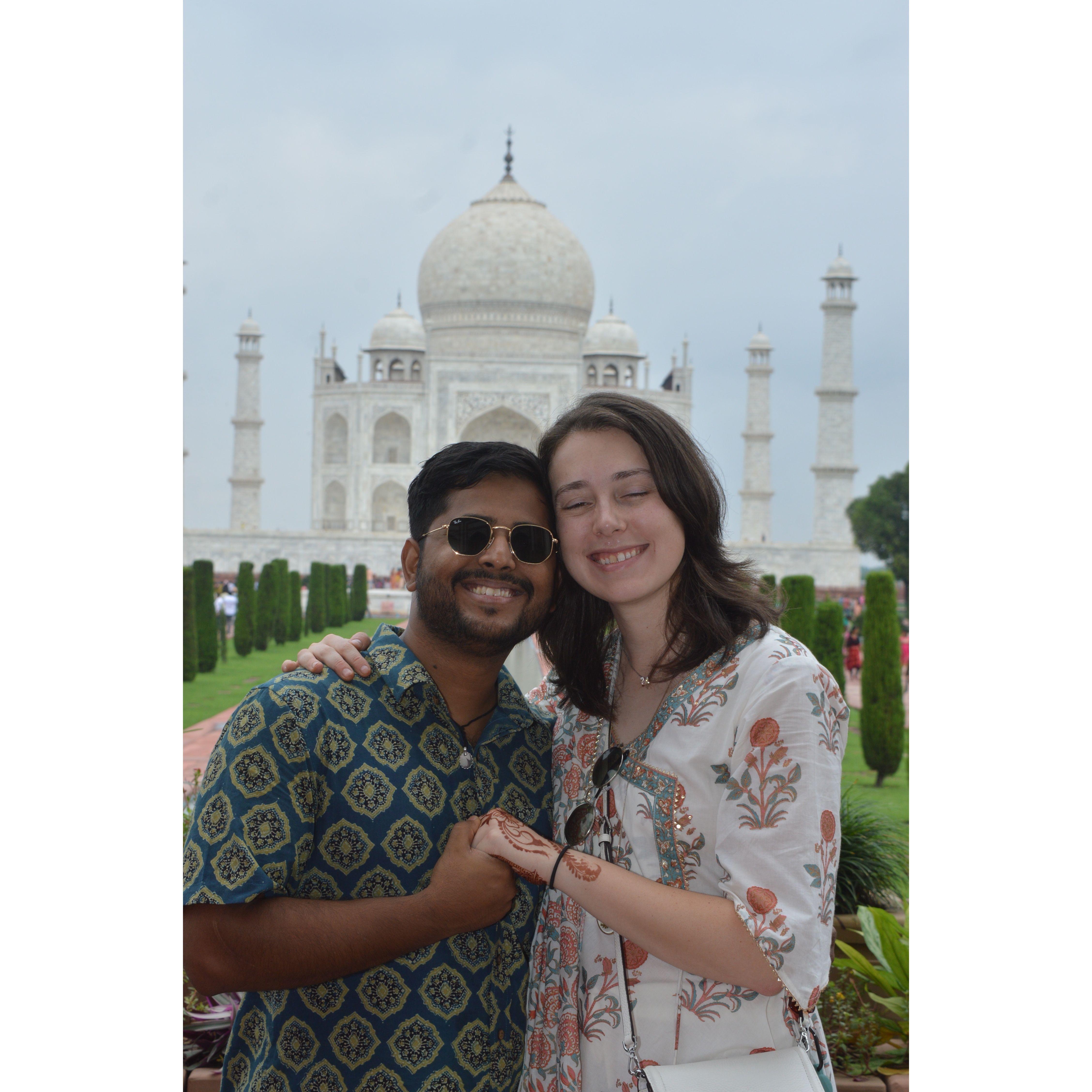1st trip to Taj Mahal on Valentines day!