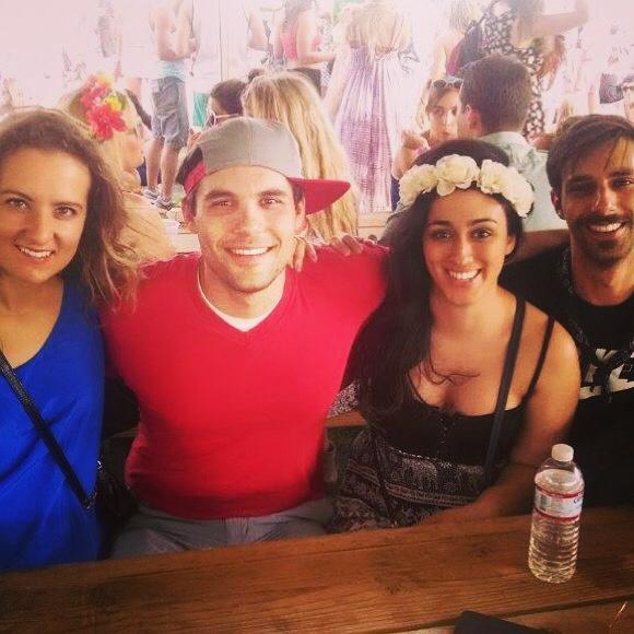 Katie and Jose with friends at Coachella.
Coachella 2014, Palm Springs, California, April 2014