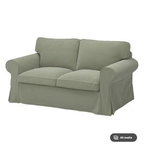 UPPLAND cover for loveseat, Hakebo gray-green - IKEA