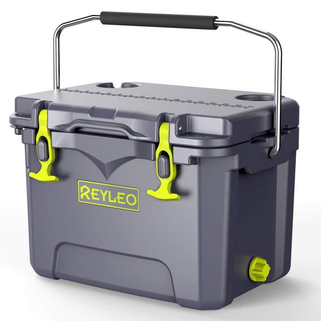 REYLEO Cooler, 20L Heavy Duty Ice Chest for Camping, Fishing, and Other Activities (3-Day Ice Retention)