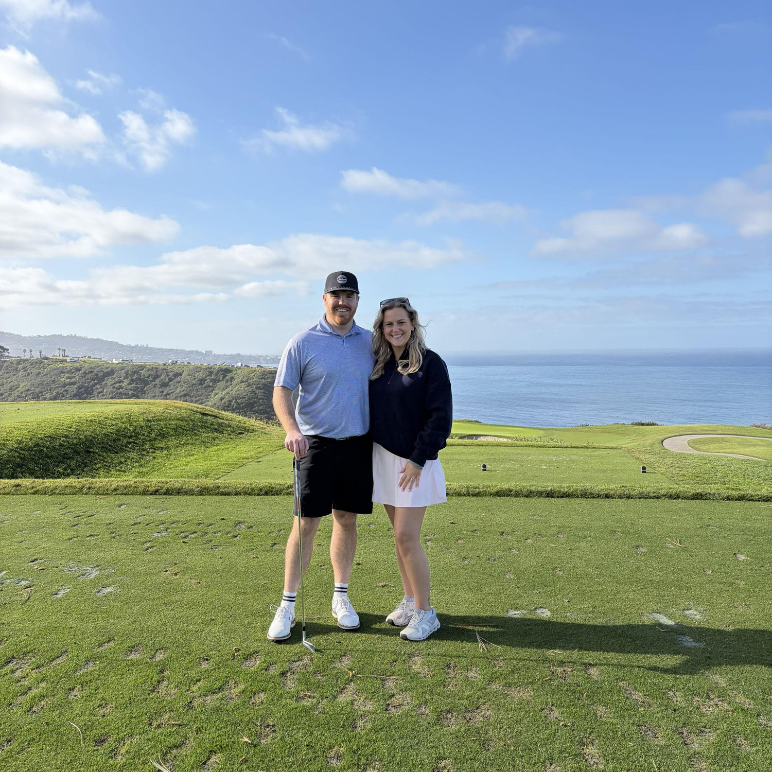 Golfing at Torrey Pines in San Diego, CA