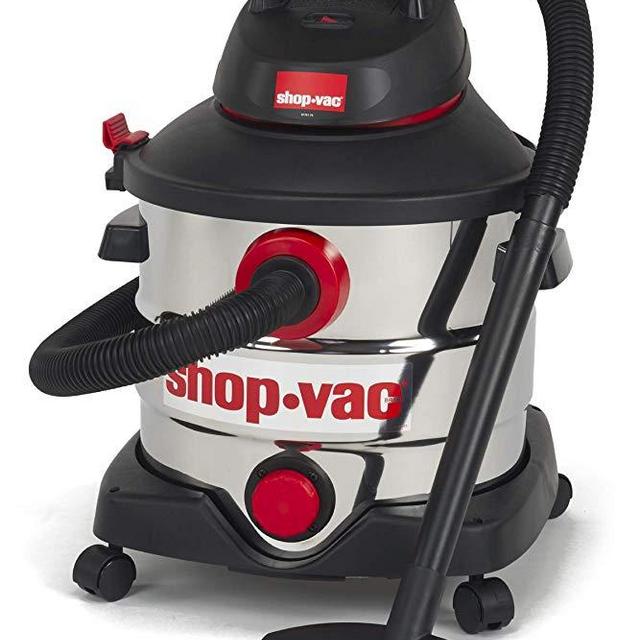 Shop-Vac 5979403 8 gallon 6.0 Peak Hp Stainless Wet Dry Vacuum