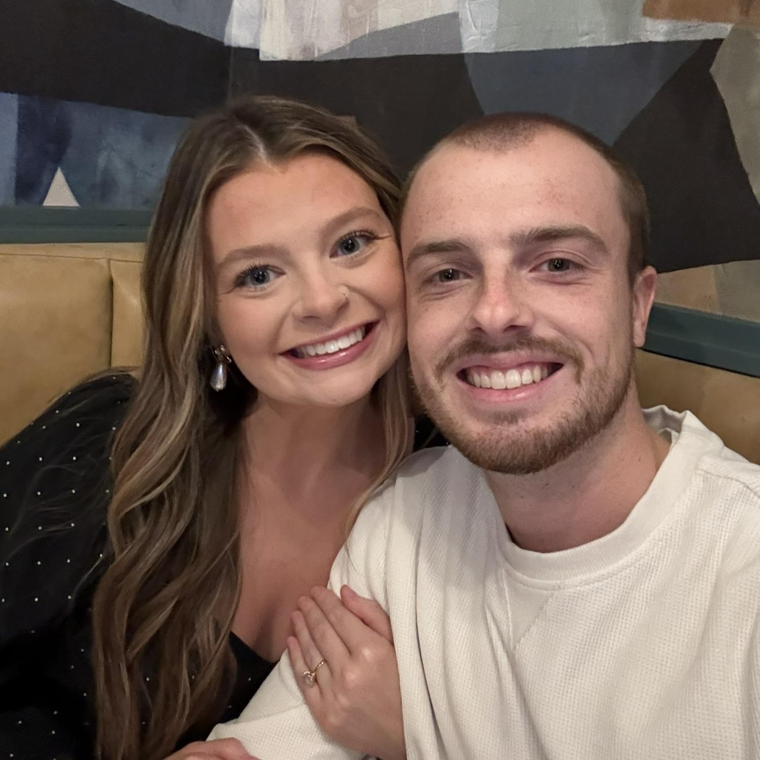 First anniversary engaged 2025