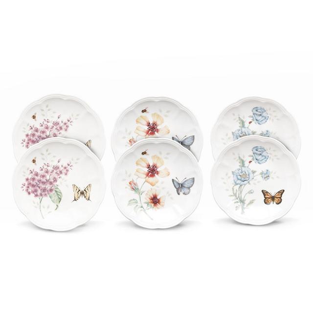 Lenox Butterfly Meadow 6-Piece Party Plate Set