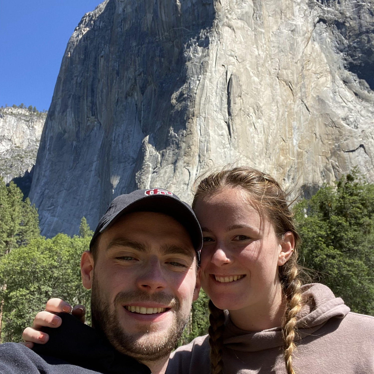Both starting jobs in Boston, we took a road trip across the country together. We started off with two days in Yosemite, before making our way across the US. Here is us in front of El Capitan