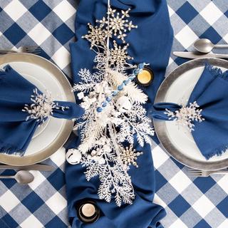 Buffalo Check Round Tablecloth