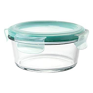 OXO Good Grips 2 Cup Smart Seal Leakproof Glass Round Food Storage Container