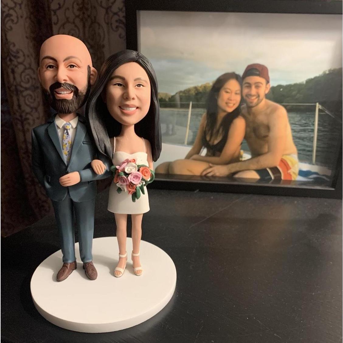 Cake topper... kinda resembles us, right?