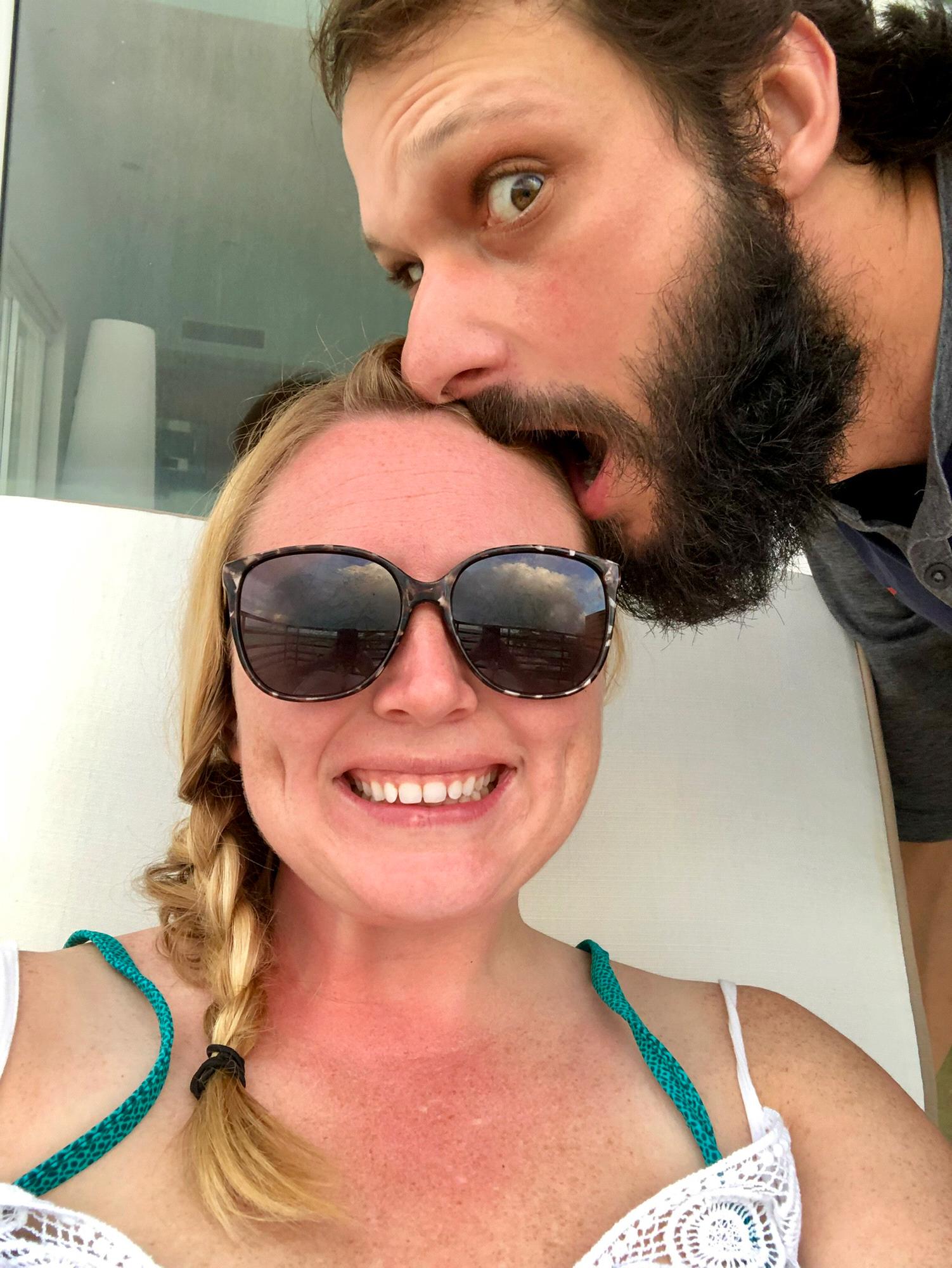 Our first beach trip together to The Dominican Republic.