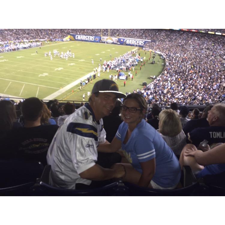 My First Chargers Game!!!