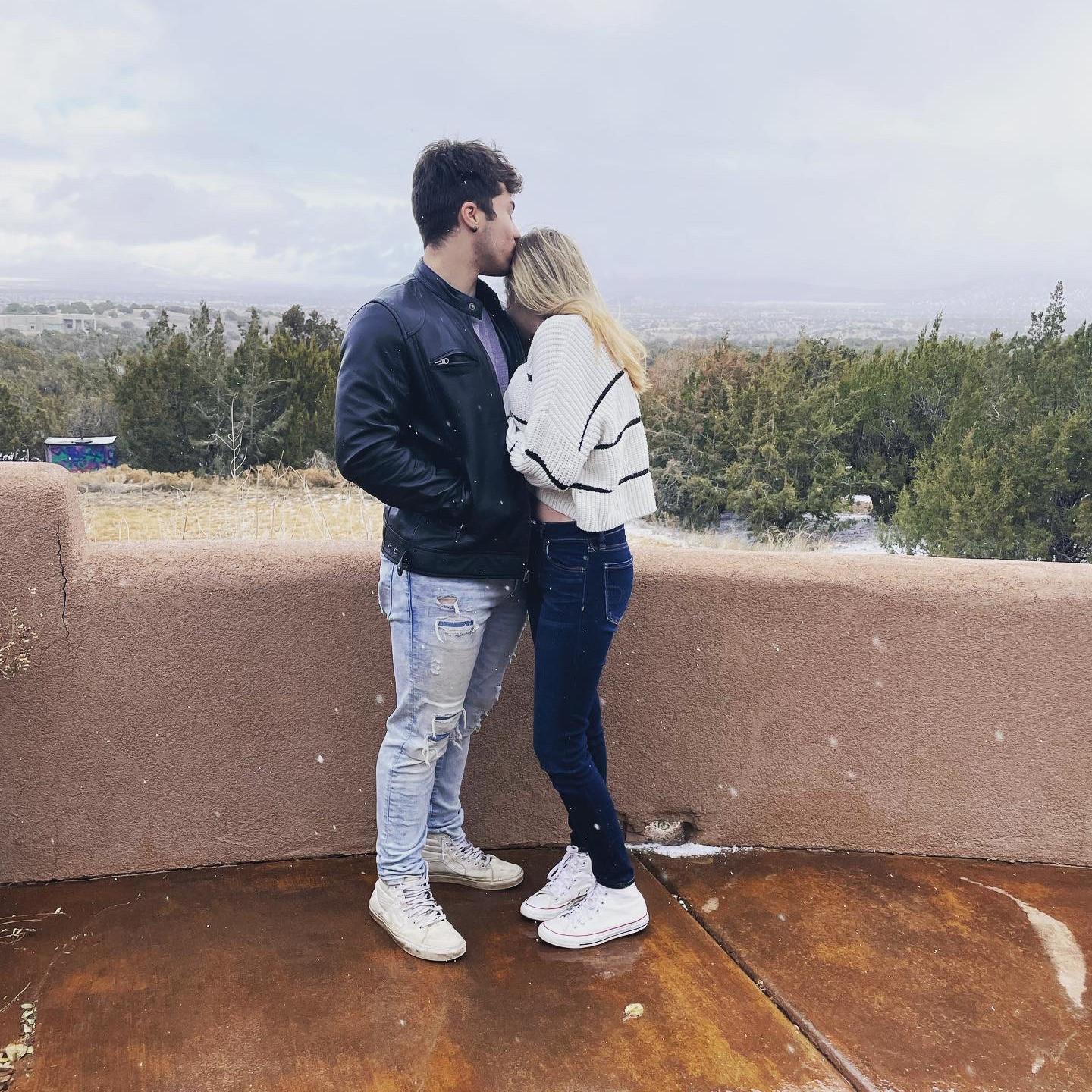 We were in the start of our relationship and went across the states to meet his family for the first time!