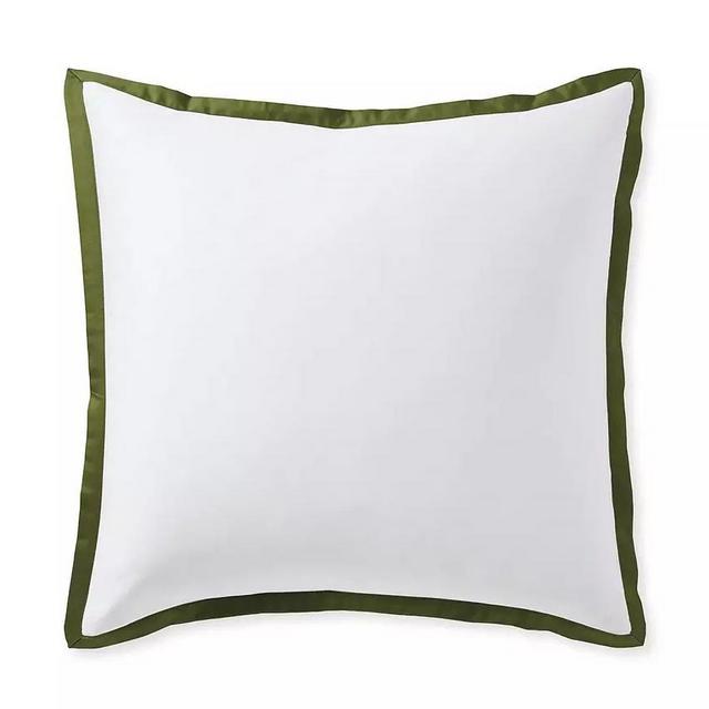 Border Frame Sateen Sham, Euro, Grove