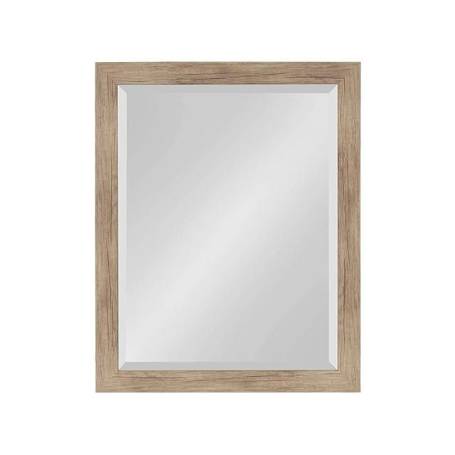 DesignOvation Beatrice Framed Wall Mirror, 21x27, Rustic Brown