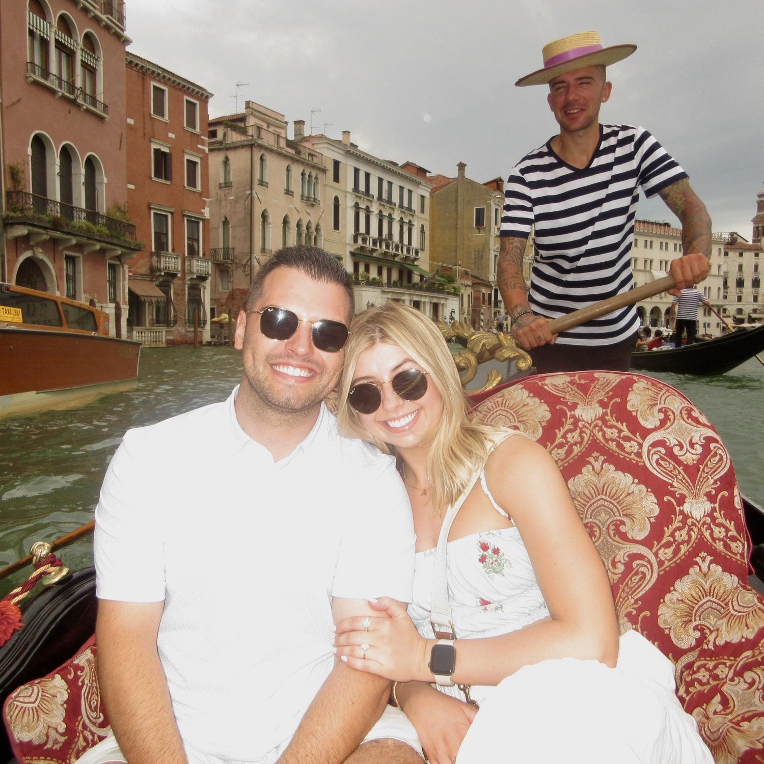 Gondola ride in Venice, Italy