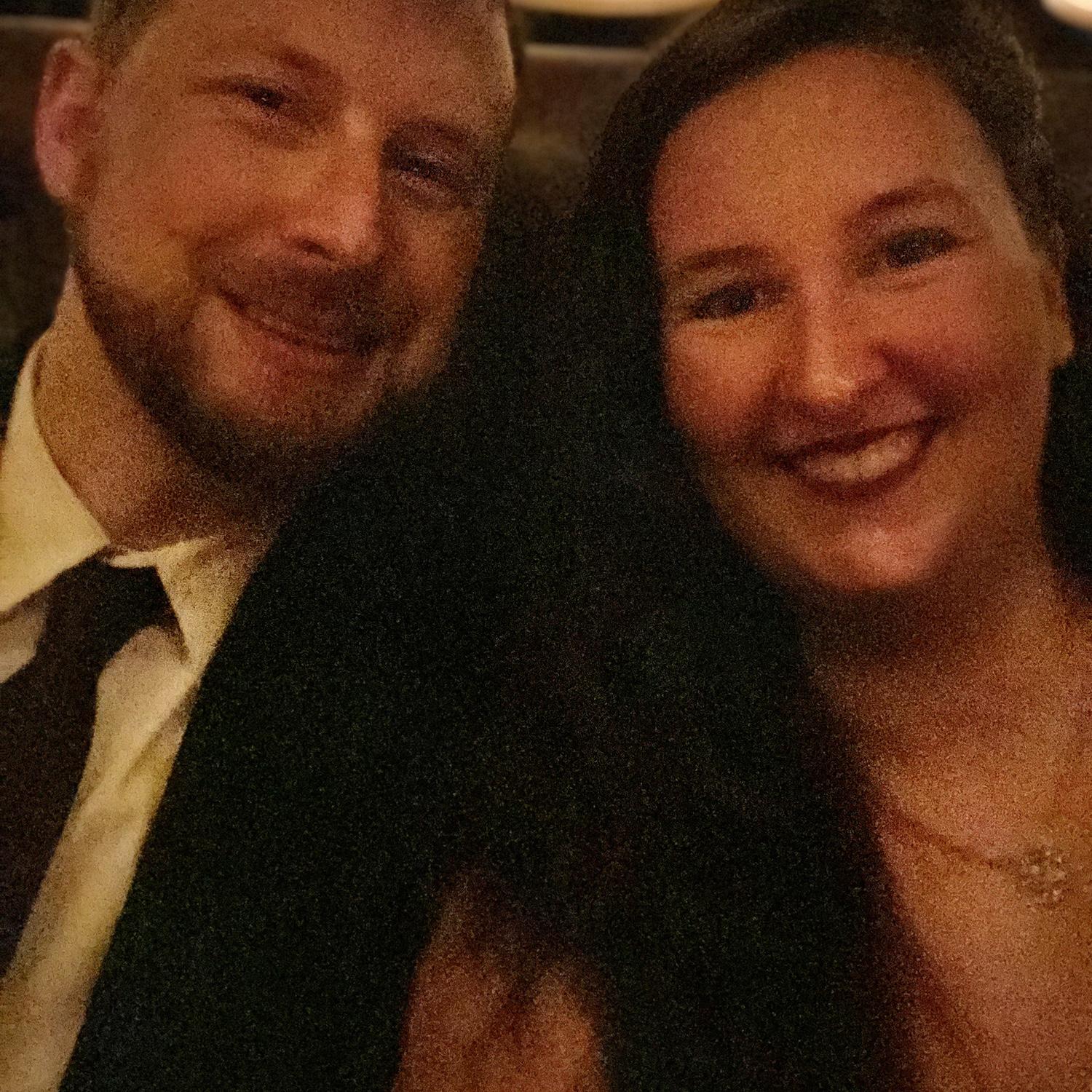 Our Engagement Night at The Cherry Circle room - The same booth as we were sat for our 6 month anniversary.